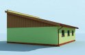 Projekt budynku gospodarczego G220 garaż dwustanowiskowy - wizualizacja 2