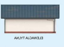 Elewacja projektu G292 budynek gospodarczo-garażowy - 2 - wersja lustrzana