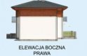 Projekt domu z poddaszem PALANKA 2 - elewacja 3