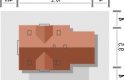 Projekt domu z poddaszem SZMARAGD 3 - usytuowanie - wersja lustrzana
