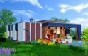 Projekt domu z poddaszem Domidea 4N - wizualizacja 3