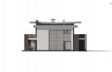 Projekt domu piętrowego Zx107 - elewacja 1