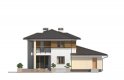Projekt domu jednorodzinnego Cyprys 8 - elewacja 3