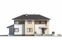 Projekt domu jednorodzinnego Cyprys 8 - elewacja 4