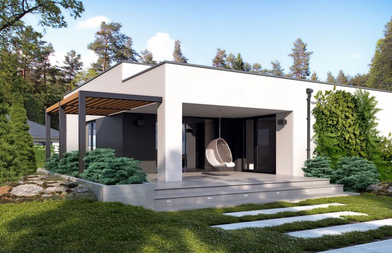 Projekt domu jednorodzinnego Atos