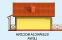 Projekt domu letniskowego MANOA dom letniskowy - elewacja 2