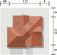 Usytuowanie budynku POEMA 2 w wersji lustrzanej