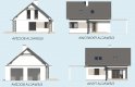 Projekt domu jednorodzinnego SEVILLA 3C - elewacja 1