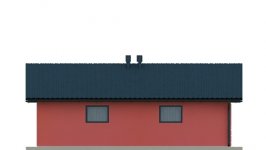 Elewacja projektu G32 - Budynek garażowy - 4 - wersja lustrzana