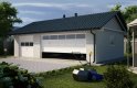 Projekt domu energooszczędnego G33 - Budynek gospodarczy - wizualizacja 0