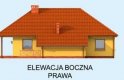 Projekt domu parterowego SANTA FE 2 - elewacja 4