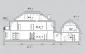Projekt domu piętrowego LK&904 - usytuowanie - wersja lustrzana