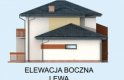 Projekt domu jednorodzinnego BERMEJO - elewacja 2
