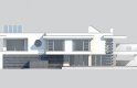 Projekt domu z poddaszem LK&975 - elewacja 2