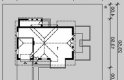 Projekt domu jednorodzinnego LK&147 - usytuowanie - wersja lustrzana