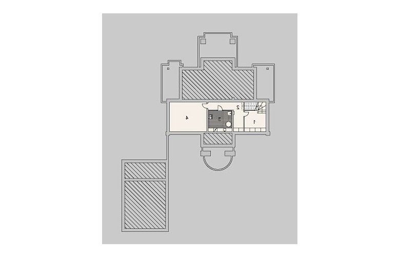Projekt domu jednorodzinnego LK&939 - piwnica