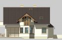 Projekt domu jednorodzinnego LK&354 - elewacja 4