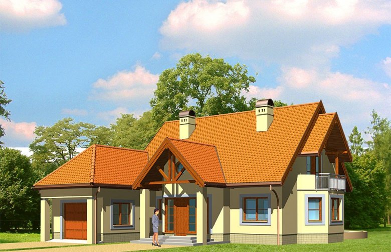 Projekt domu jednorodzinnego LK&247