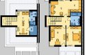 Projekt domu szkieletowego LK&318 - piętro