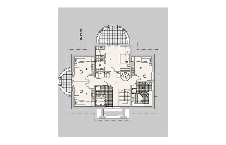 Projekt domu piętrowego LK&925 - poddasze