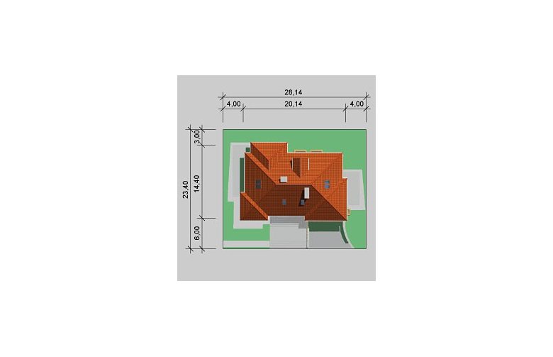Projekt domu jednorodzinnego LK&332 - Usytuowanie