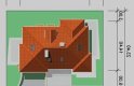 Projekt domu jednorodzinnego LK&332 - usytuowanie - wersja lustrzana