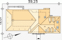 Projekt domu piętrowego Cykada 2 - usytuowanie