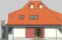 Projekt domu jednorodzinnego LK&366 - elewacja 1