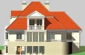 Projekt domu jednorodzinnego LK&399 - elewacja 2