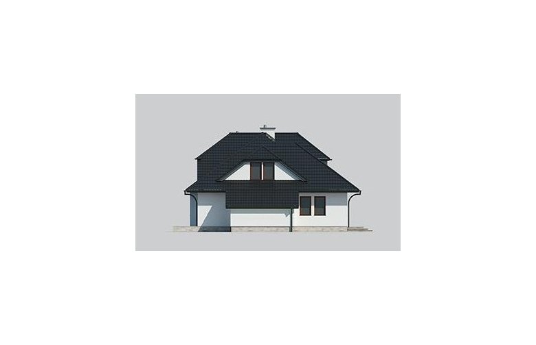 Projekt domu jednorodzinnego LK&426 - elewacja 4