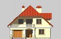 Projekt domu jednorodzinnego LK&490 - elewacja 1