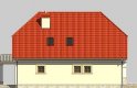 Projekt domu jednorodzinnego LK&490 - elewacja 3