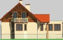 Projekt domu wolnostojącego LK&425 - elewacja 3