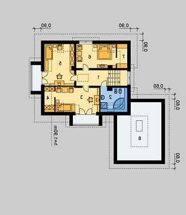 PODDASZE LK&430 - wersja lustrzana