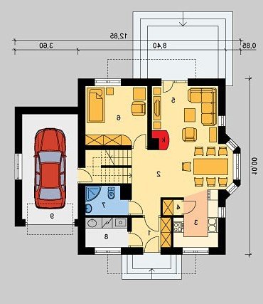 PARTER LK&433 - wersja lustrzana