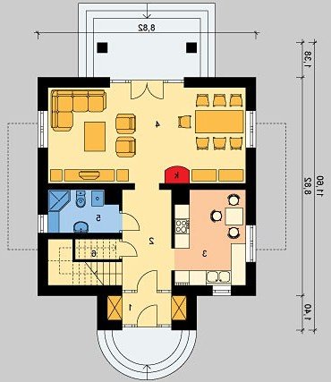 PARTER LK&444 - wersja lustrzana