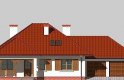 Projekt domu dwurodzinnego LK&447 - elewacja 1
