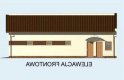 Projekt garażu G161 garaż czterostanowiskowy - elewacja 1