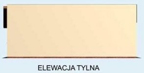 Elewacja projektu G160 garaż trzystanowiskowy z pomieszczeniami gospodarczymi - 3