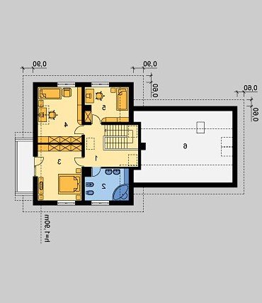 PODDASZE LK&393 - wersja lustrzana