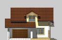 Projekt domu wolnostojącego LK&405 - elewacja 1