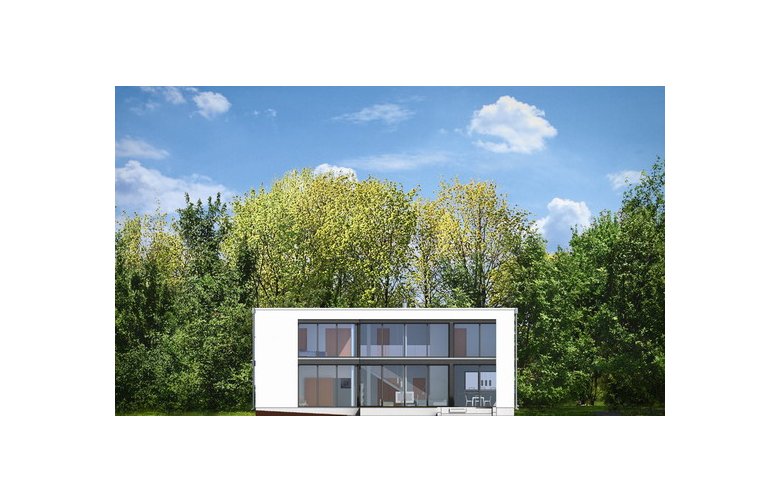 Projekt domu z poddaszem Villa Nova (272) - elewacja 2