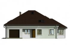 Elewacja projektu TK42 - 2 - wersja lustrzana