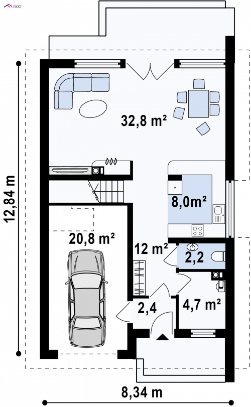 RZUT PARTERU Z154