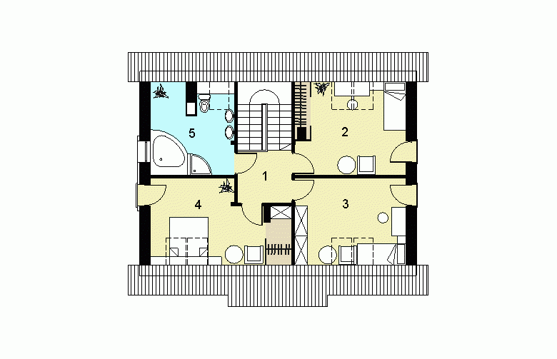 Projekt domu wolnostojącego HG-N3A - 