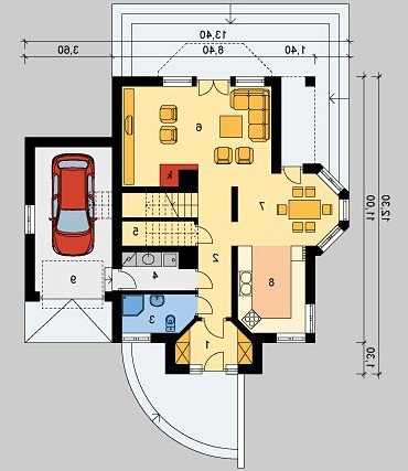 PARTER LK&286 - wersja lustrzana