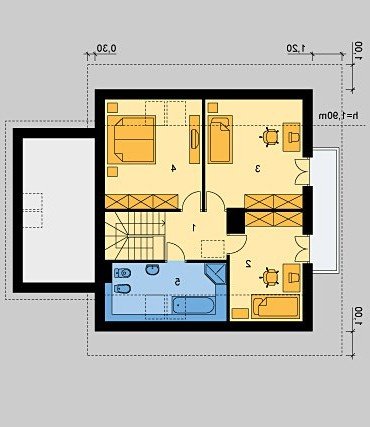 PODDASZE LK&302 - wersja lustrzana