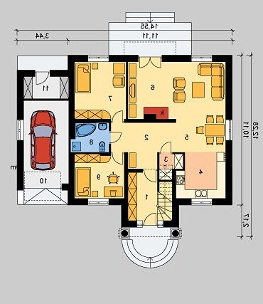 PARTER LK&343 - wersja lustrzana