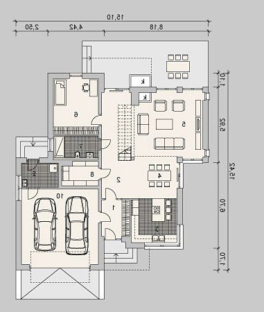 PARTER LK&979 - wersja lustrzana