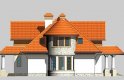 Projekt domu piętrowego LK&363 - elewacja 2